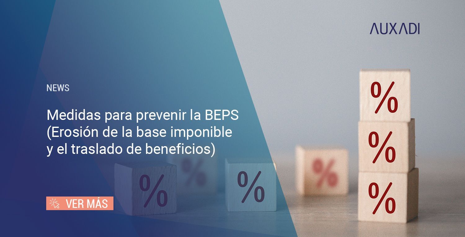 Medidas para prevenir la BEPS Erosión de la base imponible y el